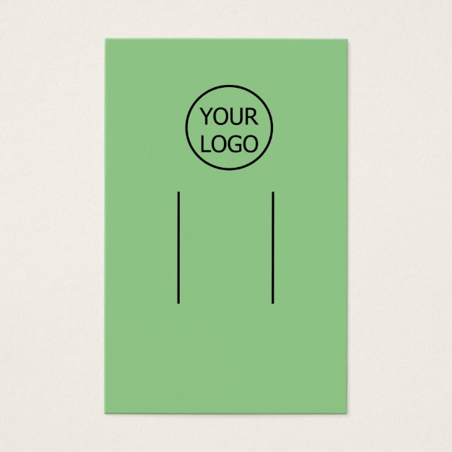 simple  add your logo custom hair clip display (Front)