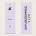 Simple Add Your Logo Lavender Clothing Price tag
