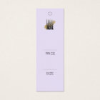Simple Add Your Logo Lavender Clothing Price tag
