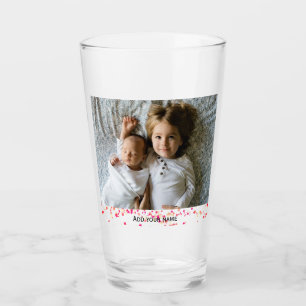 simple add your photo text colourful stars texture glass