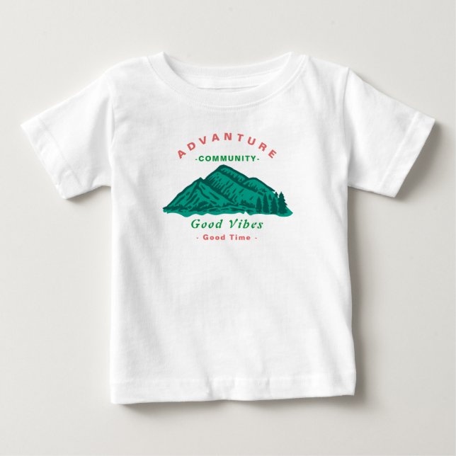 Simple Adventure Kids Baby T-Shirt (Front)