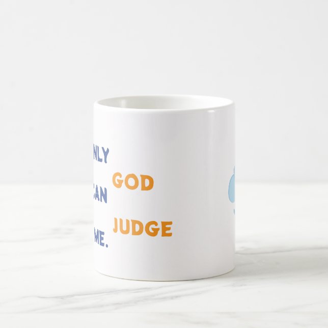 Simple Aesthetic Mug, Custom Mame Gift. Coffee Mug (Center)