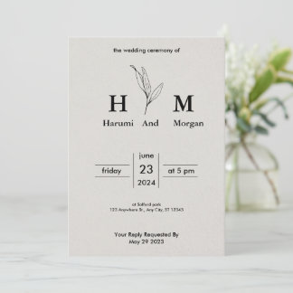 simple affordable Wedding Invitations