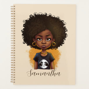 Simple Afro Woman Planner
