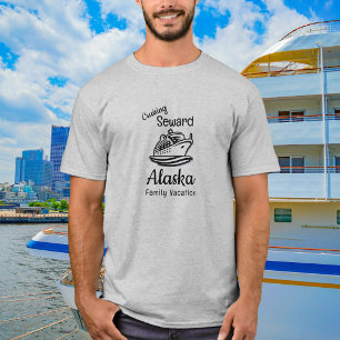  Simple Alaska Family Vacation T-Shirt Personalise