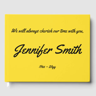 Simple and Basic Sympathy Guestbook