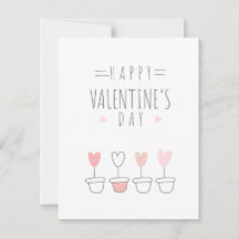 simple and beautiful valentines day card