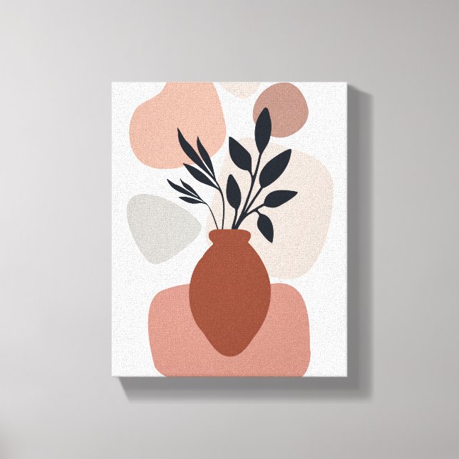 simple and beautiful vase, canvas print (Front)