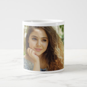 Simple and Chic Personalised Photo Large Coffee Mug