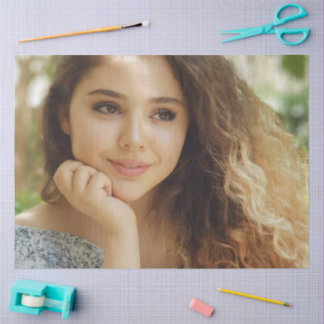 Simple and Chic Personalised Photo Tissue Paper
