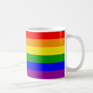 Simple and Classic Rainbow flag Coffee Mug
