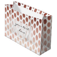 simple and clear rose gold polka dots pattern