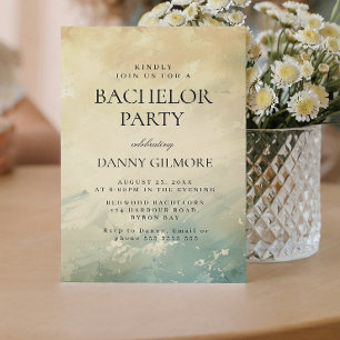 Simple and Elegant Bachelor Party Invitation