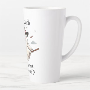 Simple and Elegant Cute witch first Halloween Latte Mug
