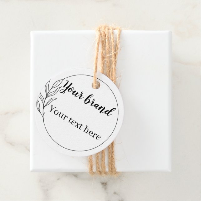 Simple and elegant logo hang tag (In Situ)
