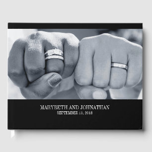 Simple and Elegant Photo Wedding Guest Book