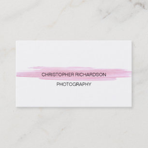Simple and Elegant Photography Business Card
