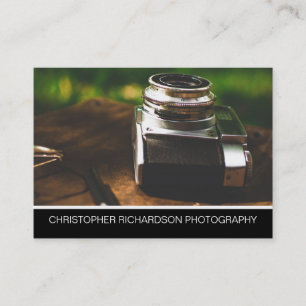 Simple and Elegant Photography Business Card