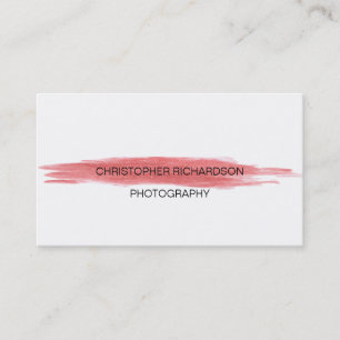 Simple and Elegant Photography Business Card