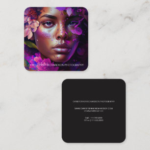 Simple and Elegant Photography Square Business Card