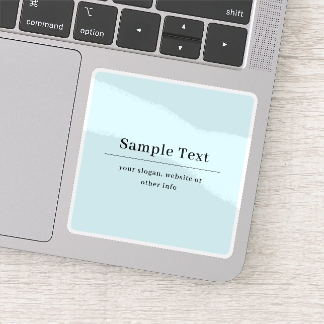Simple and Elegant Text Template | Light Blue (Detail)