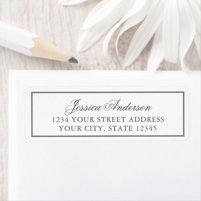 Simple and Elegant Text with Gray Border (Insitu)
