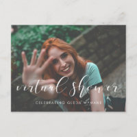 Simple and elegant Virtual Bridal shower photo