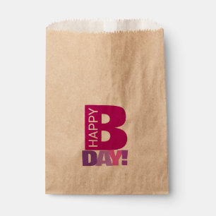 Simple and Fun Happy Bday Favour Bags