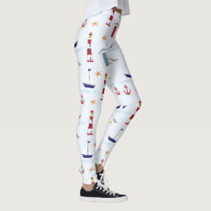 Simple and Fun Nautical Leggings