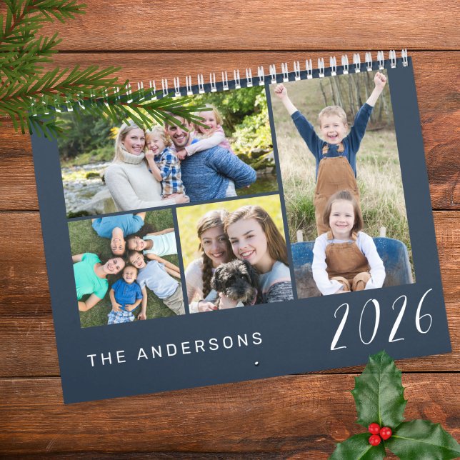 Simple and Minimalist Family Photos 2026 Calendar (Creator Uploaded)
