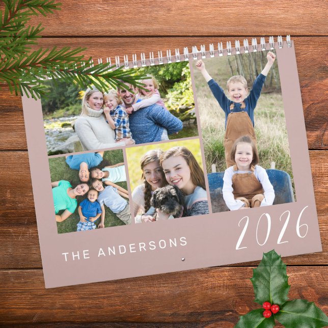 Simple and Minimalist Family Photos 2026 Calendar (Creator Uploaded)