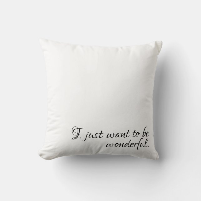 Simple and Modern, Decorative Pillow (Front)