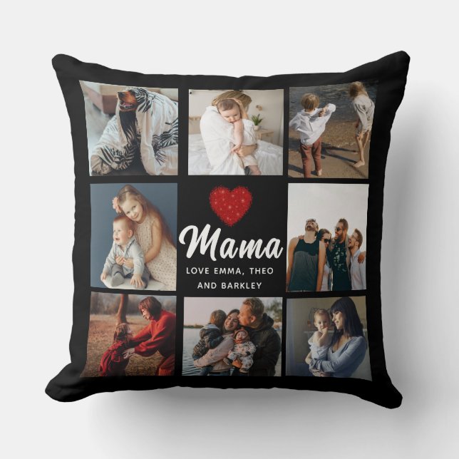 Simple and Modern | Photo Collage for Mama Cushion (Front)