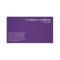 Simple and Professional Purple Business Cards