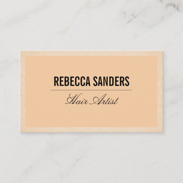 Simple and Subtle Business Card (Front)
