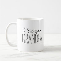 Simple and Sweet Personalised I Love You Grandpa