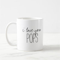 Simple and Sweet Personalised I Love You Pops