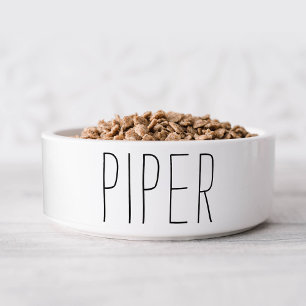 Simple and Sweet Personalised Name Dog Bowl