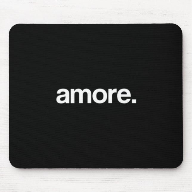 Simple And Unique Amore Valentine's Day Design  Mouse Pad (Front)