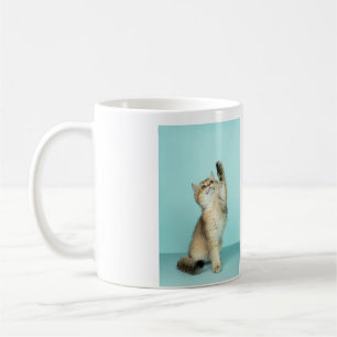 Simple animal name details QR code add text photo Coffee Mug