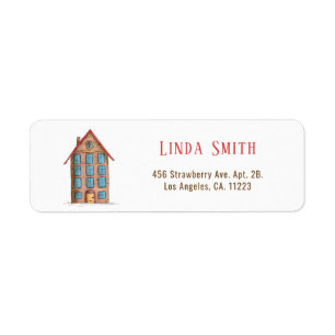Simple Apartment Building Return Address