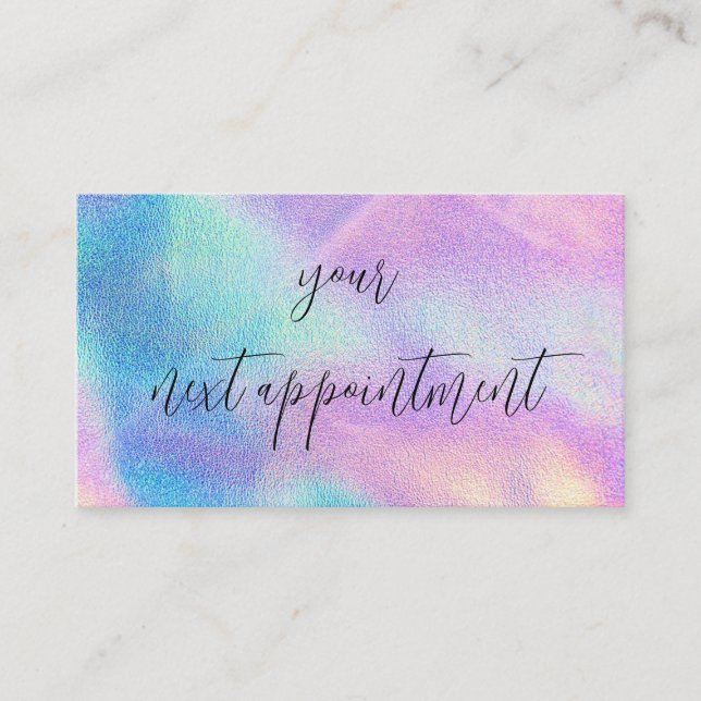 Simple Appointment Card (Front)