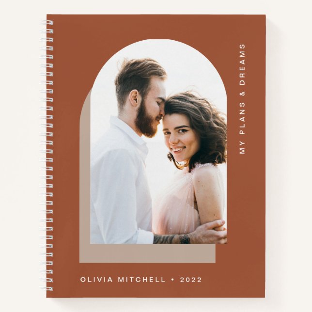 Simple Arch | Modern Terracotta with Photo Notebook (Front)