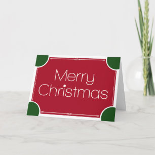 Simple Art Deco Christmas Card