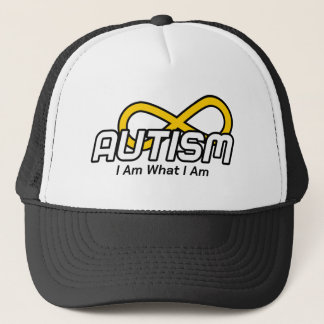 Simple Autism with Infinity Knot and Subtitle Trucker Hat