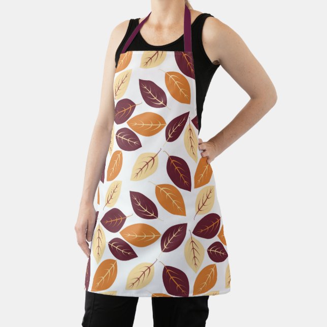 Simple Autumn Leaves Apron (Insitu)