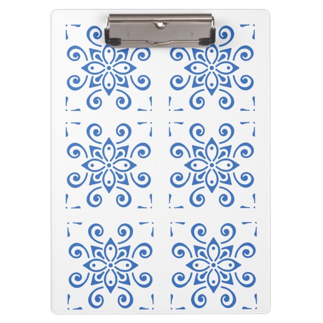 Simple Azulejo   Clipboard (Front)