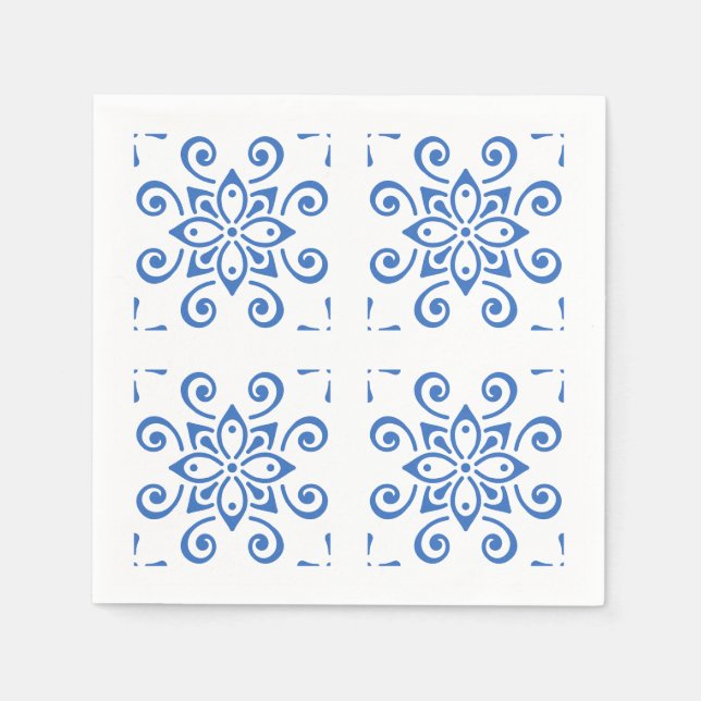 Simple Azulejo Napkin (Front)