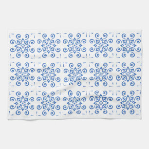 Simple Azulejo  Tea Towel
