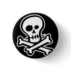Simple B&W Skull & Crossbones